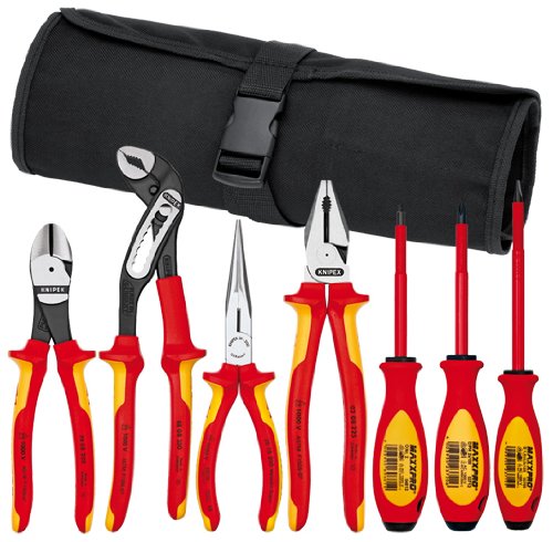 Knipex 0908240US Lineman'S Pliers Insulated W/Two-Colour Dual